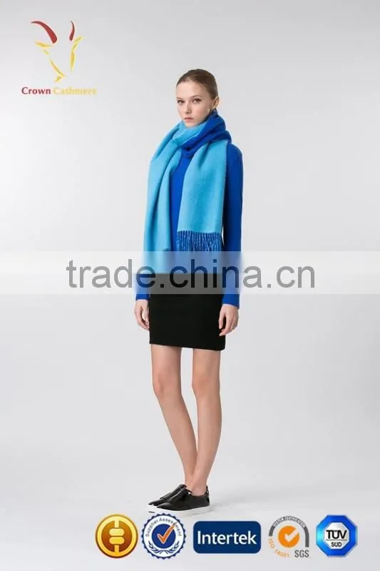 Latest Tassel Pure Mongolian Cashmere Scarf 100% Cashmere Scarf For Women