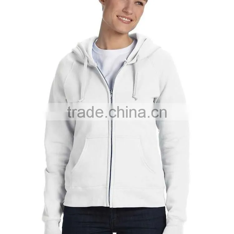 Custom Design Zipper Sweater Shirt Wholesale Blank Women Zip Sports Hoodie