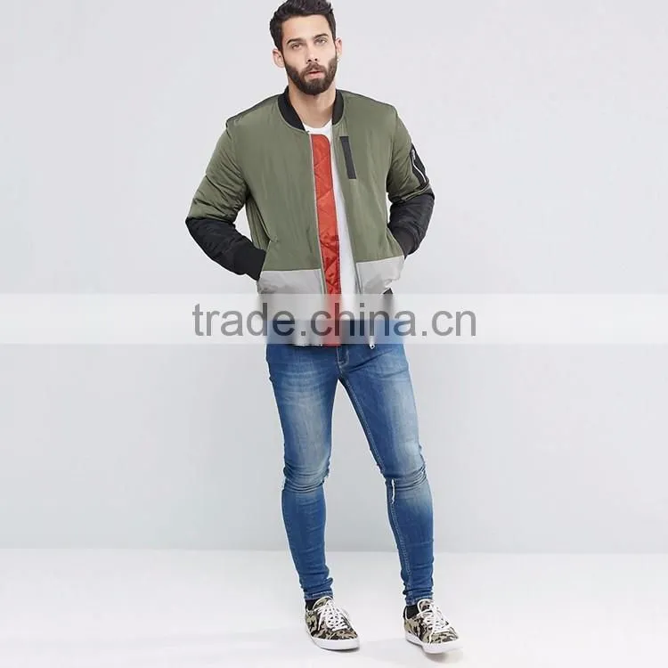 Professional Manufacturer OEM plain baseball jacket