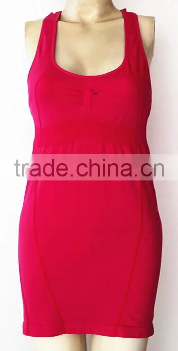 Seamless latest ladies' racer back tank top