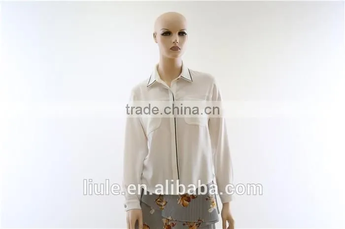 Summer Style Women Sexy Shirt Long Sleeve White Casual Lady Blouse Tops office shirt