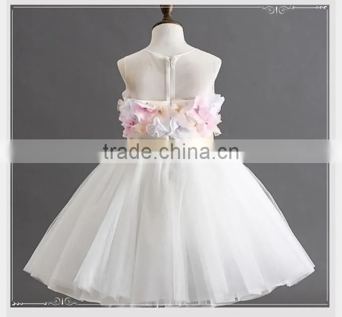 2016 New Blue Princess Dress For Little Girl Adorable Girl Party Dress Cute Kids Wear GD90427-9