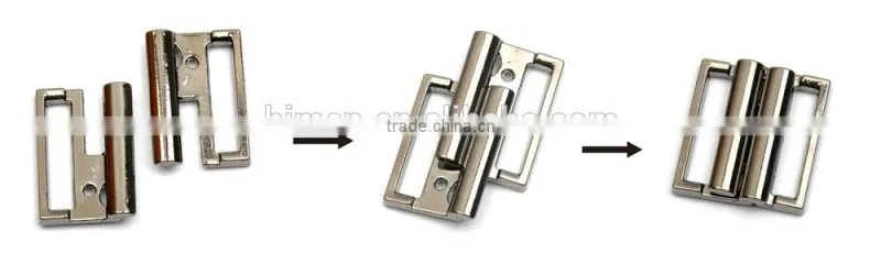 19.5mm metal alloy down coat belt buckle waist cummerbund elastic strap buckle nickle,black,gold BK-090