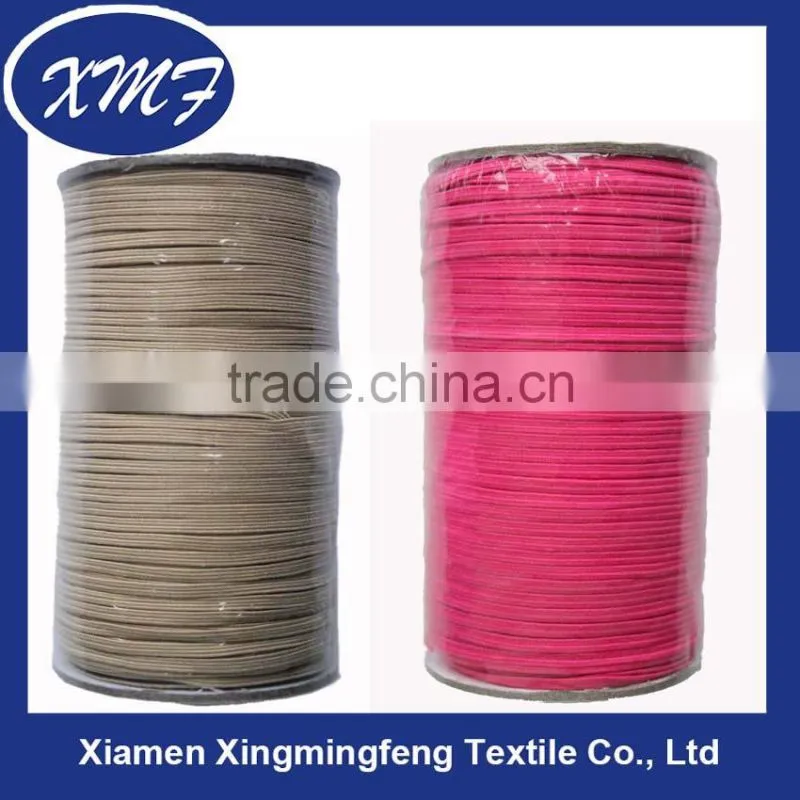 4mm Flat Polyester Elastic Cord