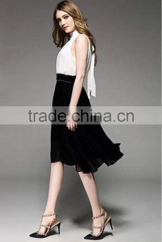 Women Sleeveless Bodycon Long Chiffon Party Cocktail Dresses Ladies Sexy Night Dress Maxi Dress
