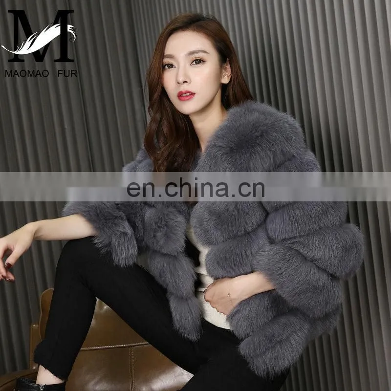 2016 Fashion Luxury Bride Lady Winter Shawl / Real White Fox Fur Shawl