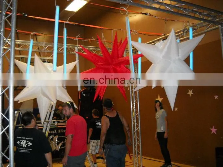 Amazing inflatable star light, stage decorations, inflatable star balloon for sale