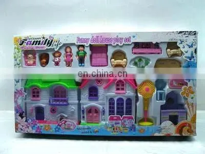 hot sale new 3d model luxury prefab villa furniture toy house toy