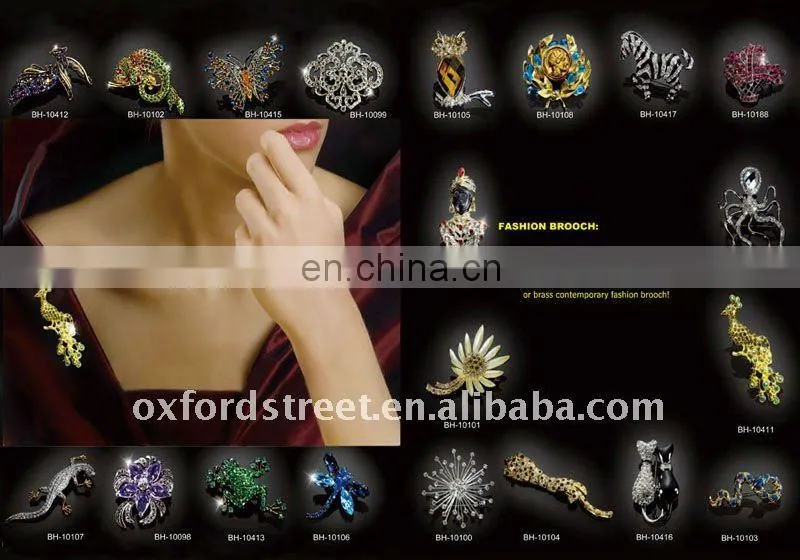 fashion alloy spider brooch