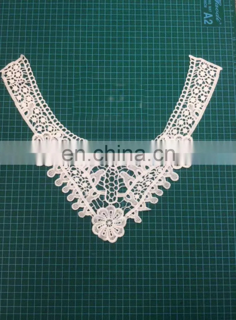 wholesale new design popular embroidery milk silk collar