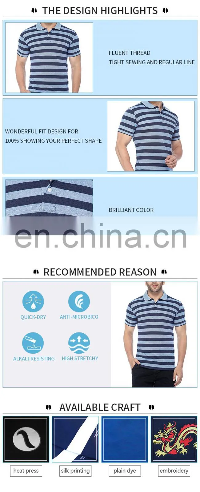 custom striped simple design fashion china cheap high quality plain oversized t shirt polo