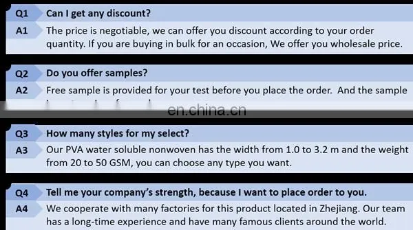 90c hot water soluble sheet,water soluble non woven fabric for embroidery