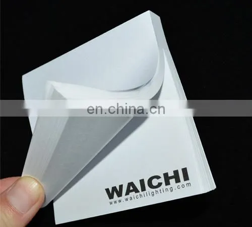 factory OEM personalized design printed custom adhesive tear off notepad