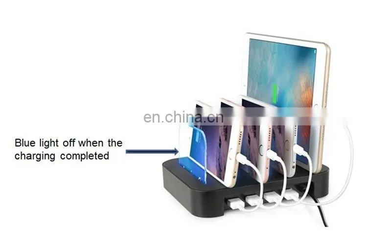New design 4 USB charging station for iPhone iPad high mobile phone speed charger