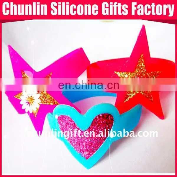 Irregular Silicone Wristband,special shape wristbands