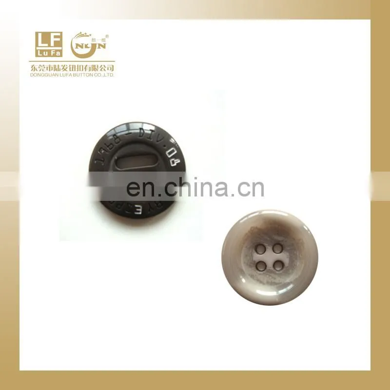 custom hole resin button