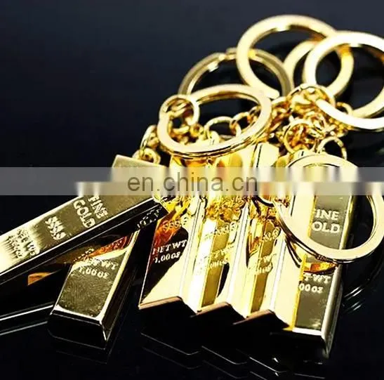 New Design Custom Metal Gold Closestool Keychain in Closestool