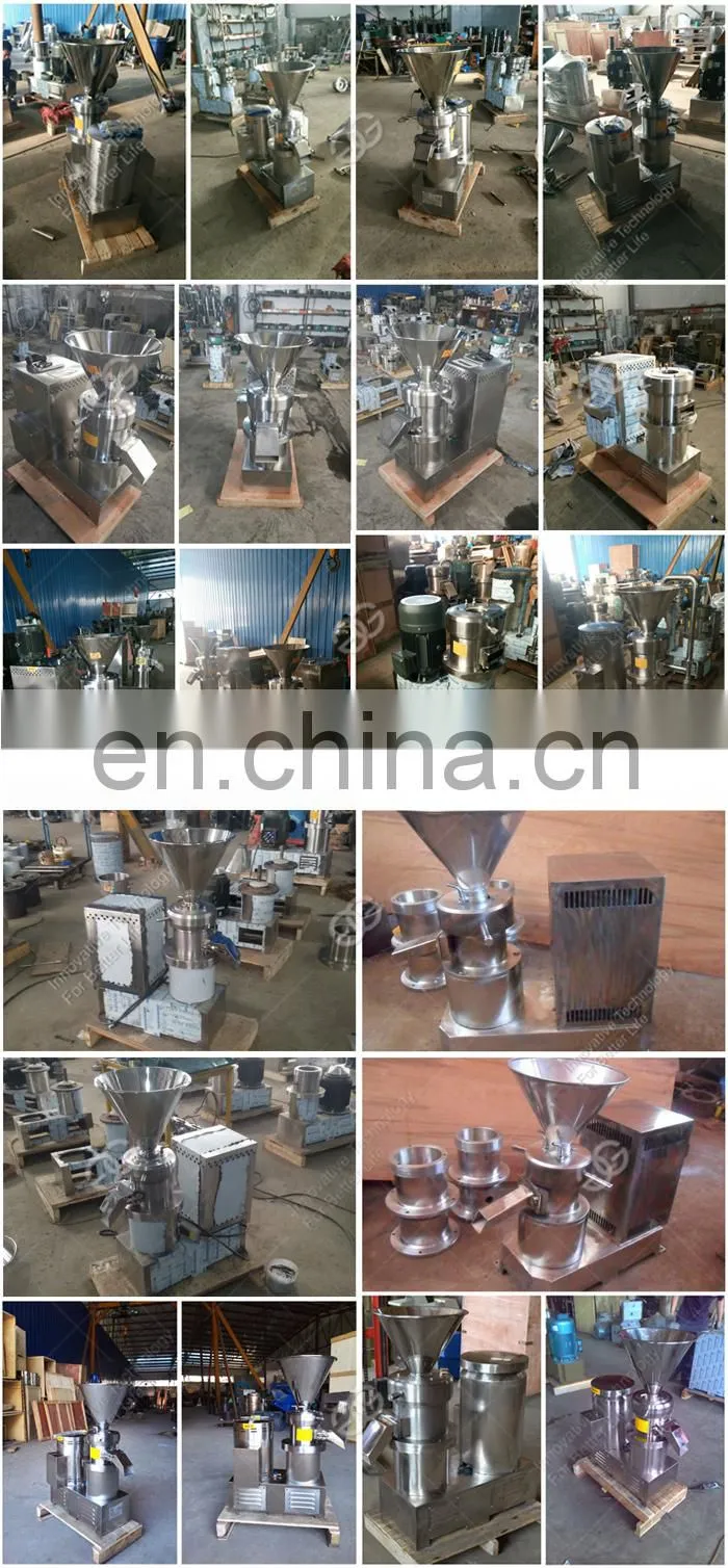 Stable Working Pistachio Nut Groundnut Cocoa Bean Paste Making Equipment Almond Butter Grinding Machine