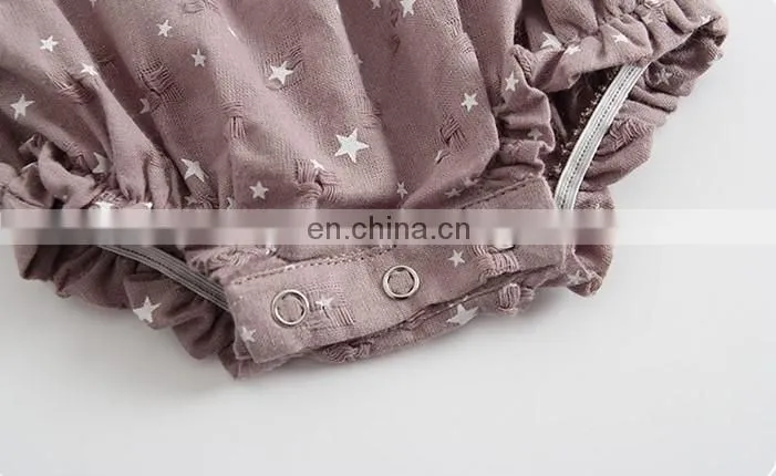 Summer Sleeveless Infant Rompers Casual 100% Cotton Newborn Bodysuit