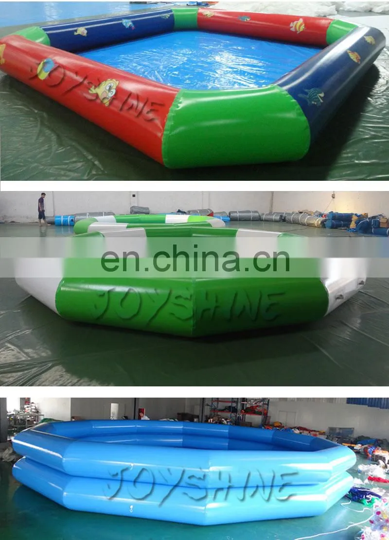 Human Size Water Roller Ball Pools Blow Up Orange Garden Inflatable Swimming Pool For Family