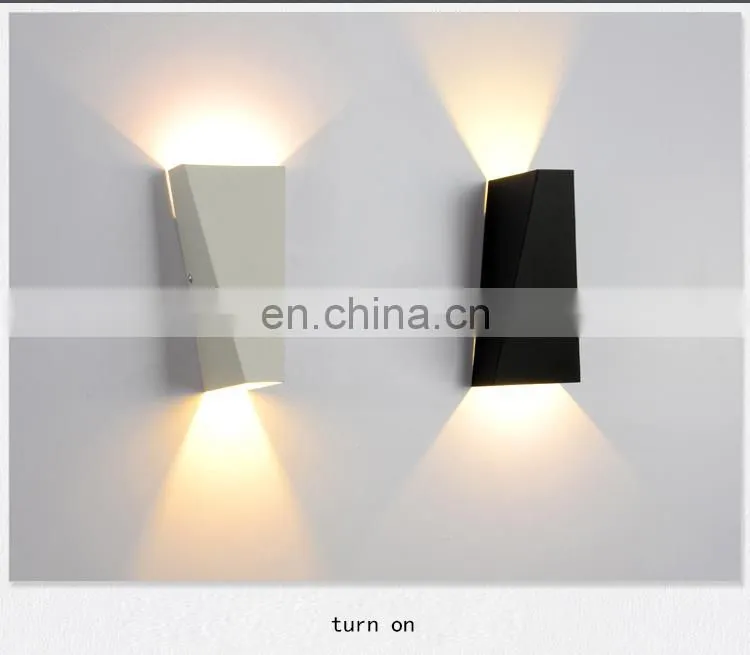 Bedroom Bedside Living Room Creative LED Modern Wall Lamp Minimalist Shaped Decorative Iron Wall Lamp