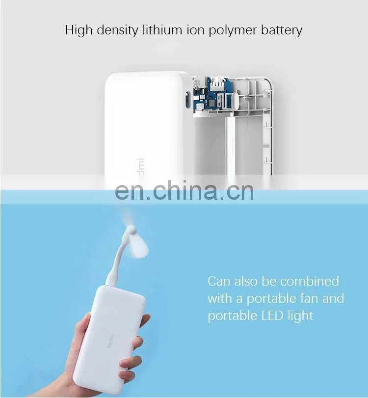 Xiaomi Redmi 20000mAh Charger Quick Charge Portable Power Bank