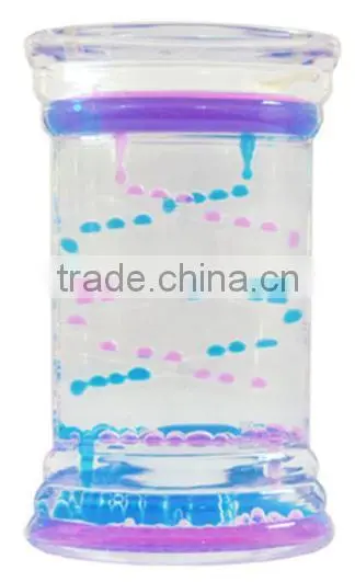 Plastic Liquid Sand Timer, 2 Minutes Shower Oil Hourglass, Gel Timer