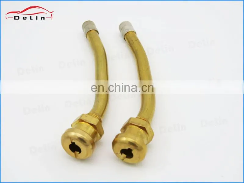 DeLin hot sell V3.20.11 tube metal clamp-in truck bus tire valve
