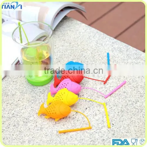 China Manufacory Non-Toxic FDA Approved Silica Tea Infuser