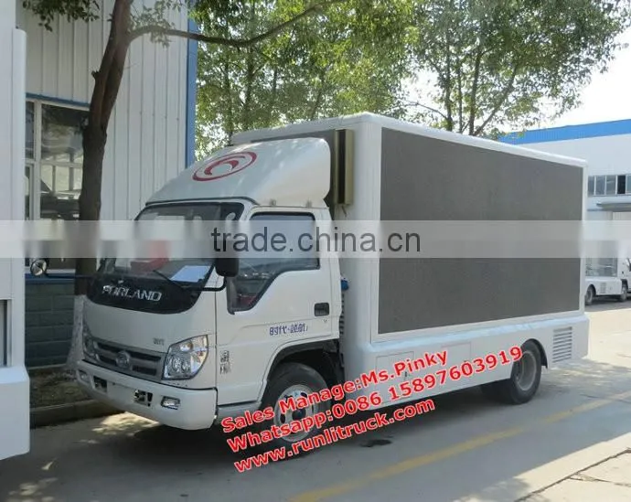 P10 Outdoor full Color LED Display on led mobile advertising trucks for Outdoor Advertising, Media, Shows, Activities RGB Displa