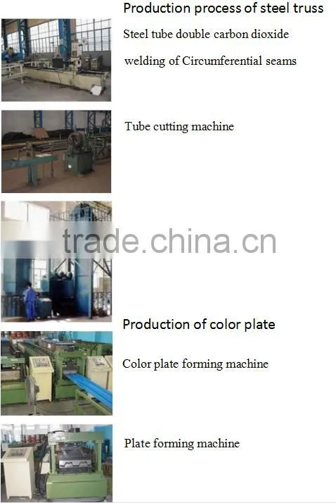 High strength light type steel structure toll station
