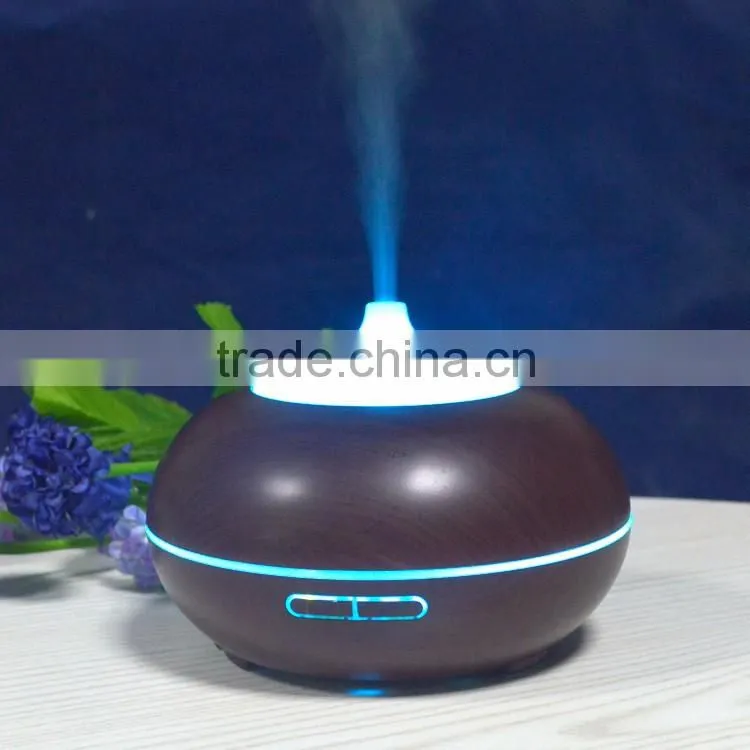 High Quality Ultrasonic Wood Grain Oil Diffuser Air Purifier With Humidifier