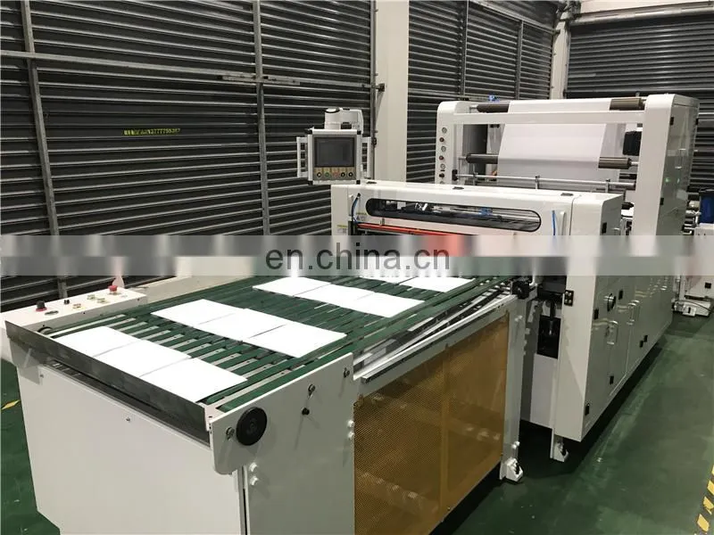 UTHQ1100K Automatic Dutch oven fryer parchment oil wax paper cross cutting sheeting machine