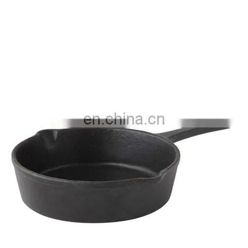 China custom cast iron frying pans casserole