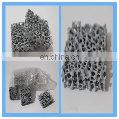 OEM Zirconia Porous SIC Foam Filter Silicon Carbide Foam Ceramics