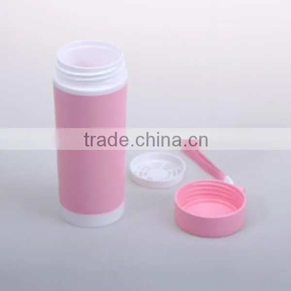 hot sale colorful sport Plastic water bottles with handle/infuse