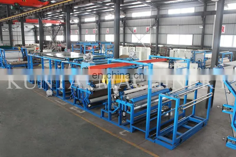 Solvent Based Glue Laminating machine for Blanket/garment/sofa fabric