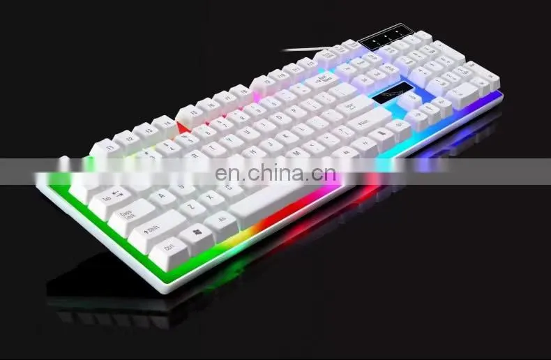 2022 lower Factory Price g21b LED light Gaming keyboard and Mouse Combos