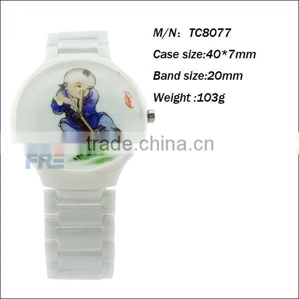 2013 best selling ladies watch ceramic watch
