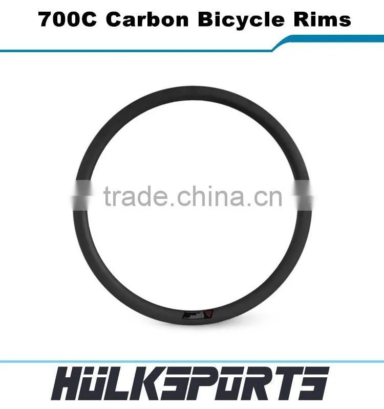 Wholesale carbon bike tubular rim 38mm profile 700c carbon bicycle rims 16-36 holes road bicycle wheels