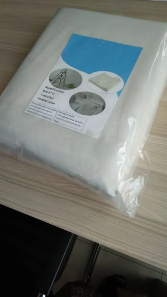 cotton drop cloth 9x12ft 9x15ft OEM