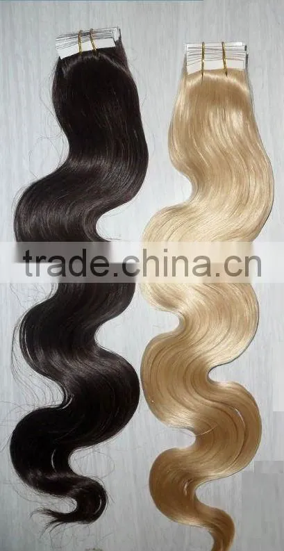 Virgin Remy human hair tape weft on sale
