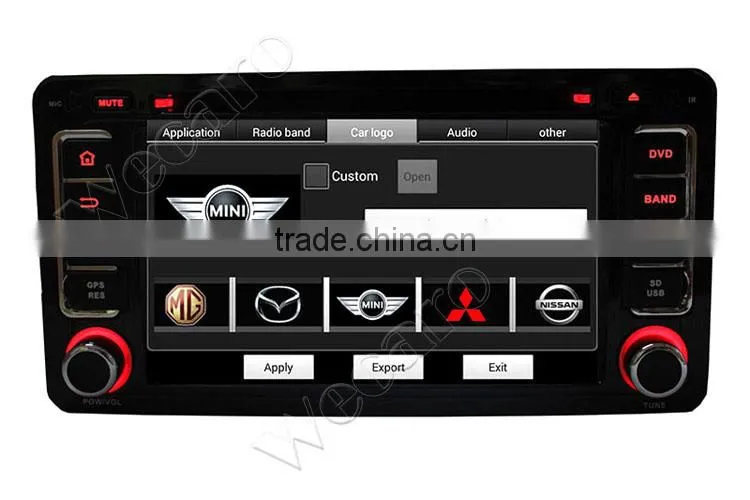 Wecaro Android 4.4.4 navigation system in dash for mitsubishi outlander car stereo radio gps mirror link 2014