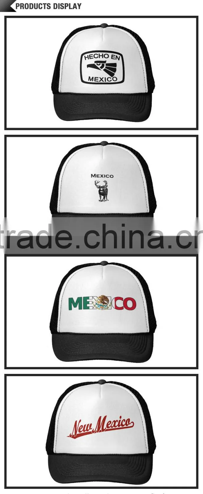 Guangjia hat manufacturer promotional digital printing mexico logo hat