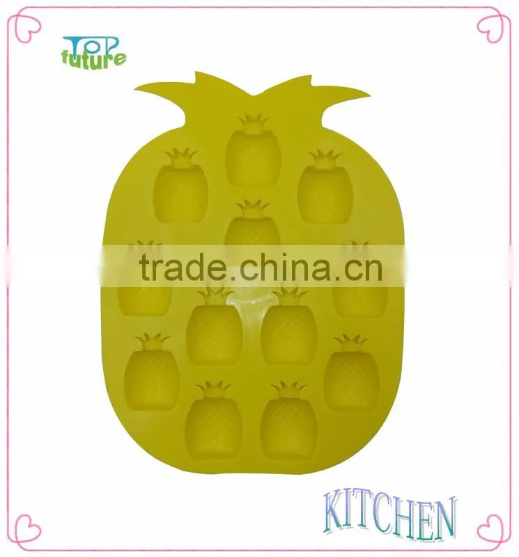 10 Holes Silicone Funny Apple Shaped Cake Mold