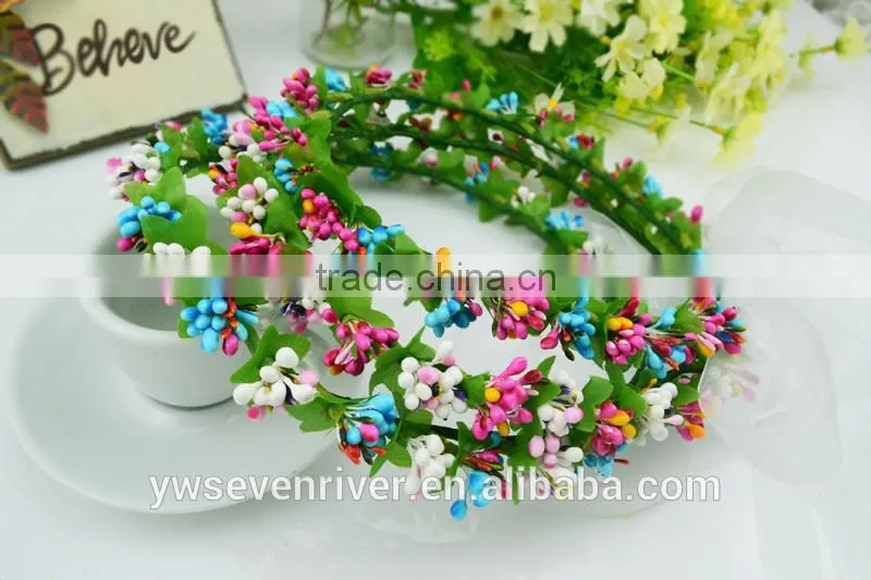 Midsummer simulation berries, female is manual headdress The bride wedding garland The photo studio with makeup crowns