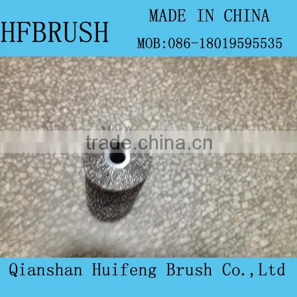 Steel wire spiral brush