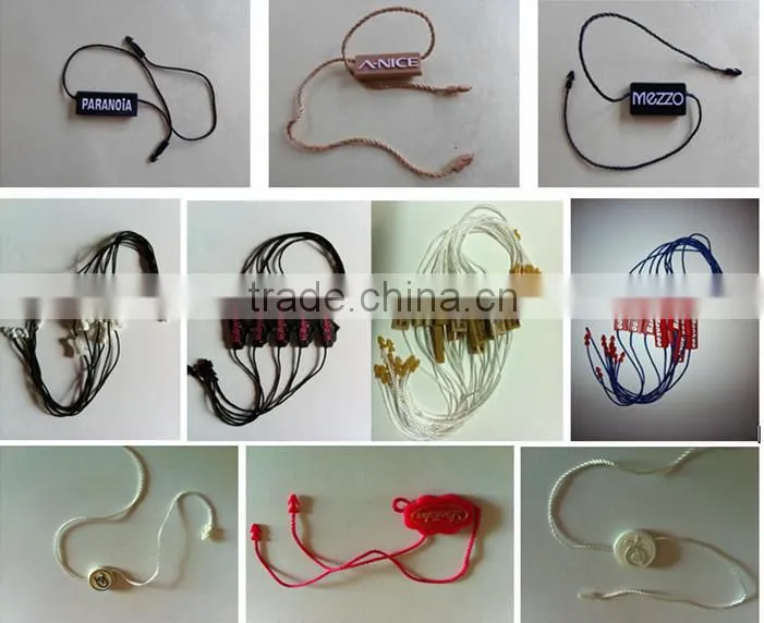 quality string seal tag, hang tag string, garment plastic seal tag Cold seal tag actory wholesale cheap battery operated stri