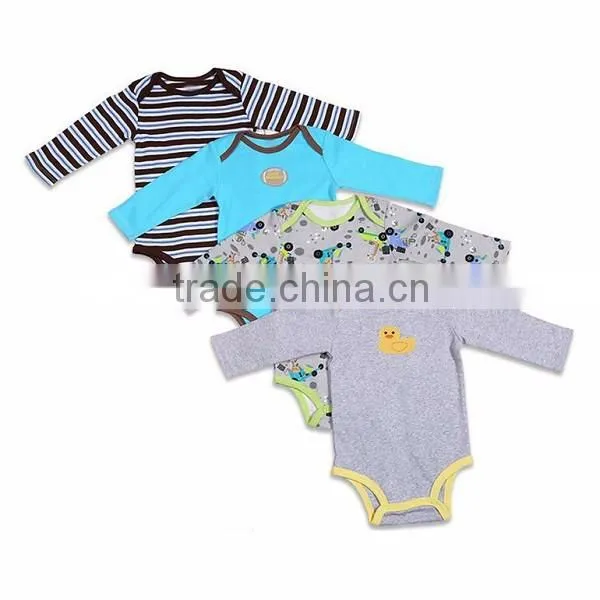 PF-MS-125 high quality 100% cotton unisex newborn baby rompers