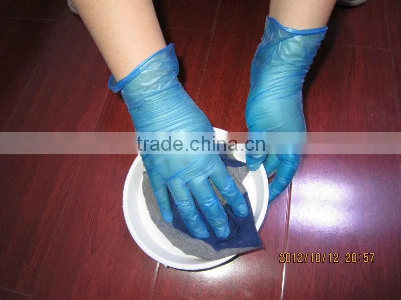 9' Length Powder/Powder Free Cheap Disposable Vinyl Gloves